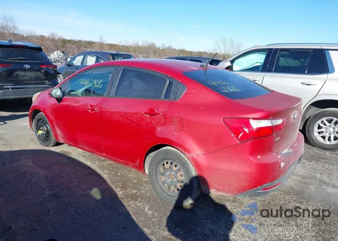 2014 Kia Rio Lx z USA, uszkodzony, nr VIN KNADM4A30E6350140